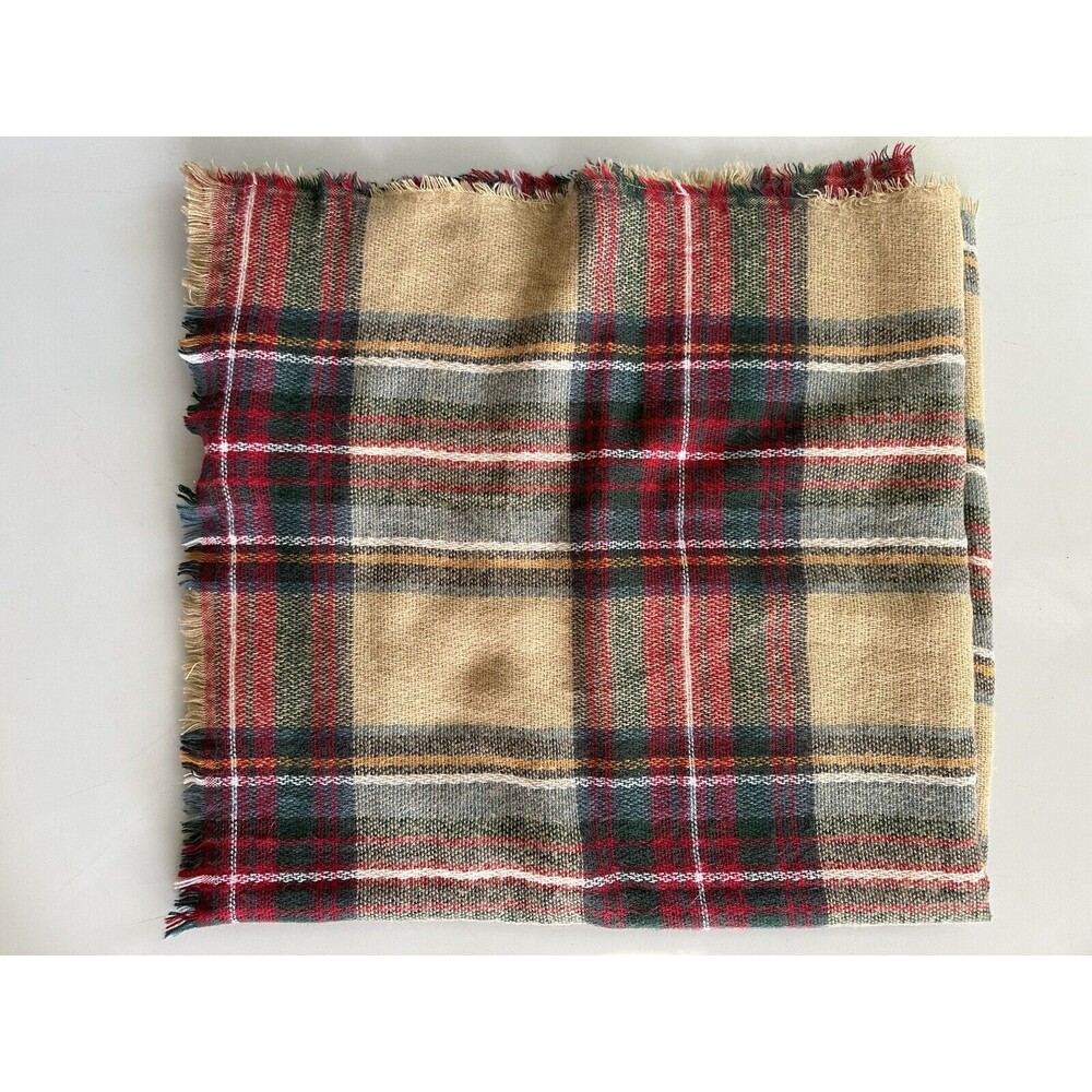 MODCLOTH Oversized Soft Plaid Blanket Scarf Wrap 81 x 39 Inches
